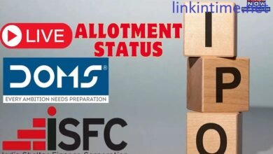 link intime doms ipo allotment status