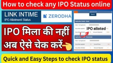 link intime ipo allotment status check online